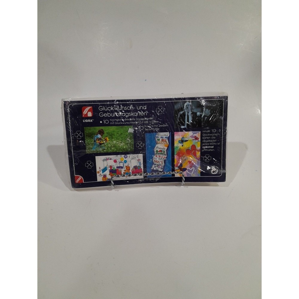 German Birthday Cards, Ligra, 10, NIP